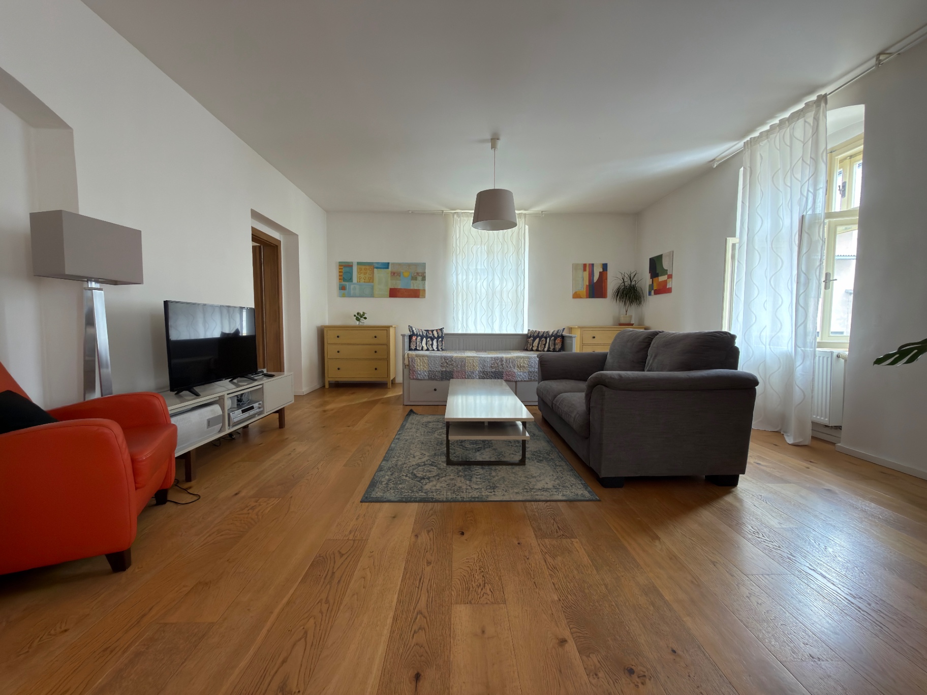 Apartmán 2 – obývací pokoj